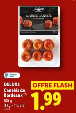 Lidl Deluxe Canelés de Bordeaux offre