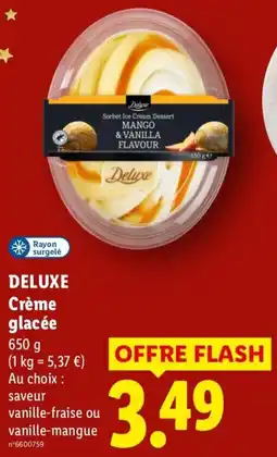 Lidl Deluxe Crème glacée offre