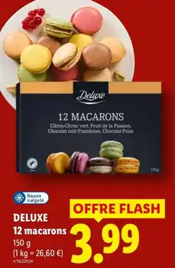 Lidl Deluxe 12 macarons offre