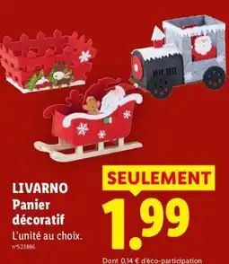 Lidl LIVARNO Panier décoratif offre