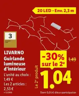 Lidl LIVARNO Guirlande lumineuse d'intérieur offre