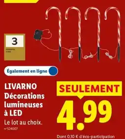 Lidl LIVARNO Décorations lumineuses à LED offre