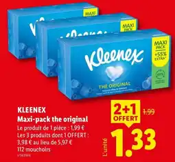 Lidl KLEENEX Maxi-pack the original offre