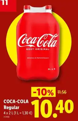 Lidl Coca-Cola Regular offre