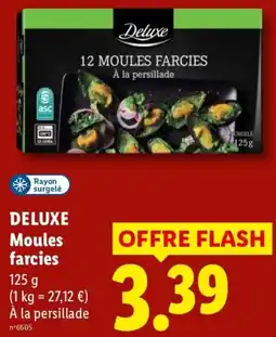 Lidl Deluxe Moules farcies offre