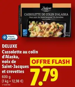 Lidl Deluxe Cassolette au colin d'Alaska offre