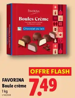 Lidl FAVORINA Boule crème offre