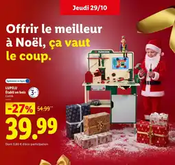 Lidl LUPILU Établi en bois offre