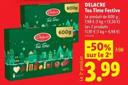 Lidl Delacre Tea Time Festive offre