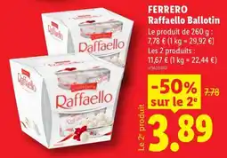 Lidl FERRERO Raffaello Ballotin offre