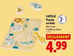 Lidl LUPILU Puzzle en bois offre
