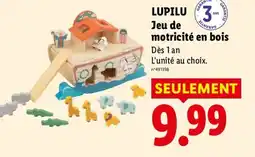 Lidl LUPILU Jeu de motricité en bois offre