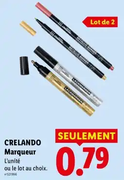 Lidl CRELANDO Marqueur offre
