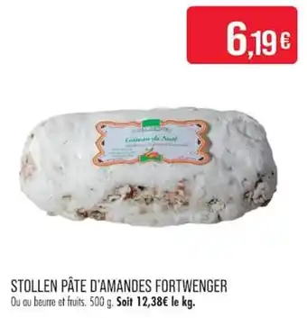 FORTWENGER STOLLEN PÂTE D'AMANDES