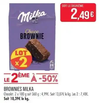 Milka Brownies