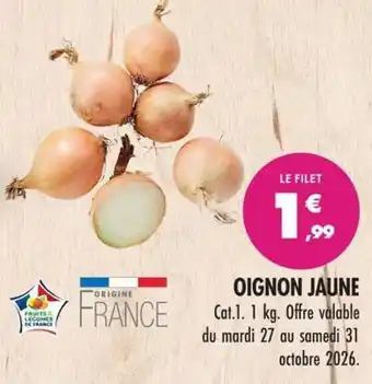 OIGNON JAUNE