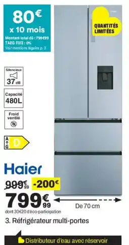 BUT Haier Réfrigérateur multi-portes offre