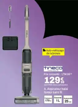 BUT Tineco Aspirateur balai laveur sans fil offre