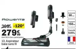 BUT Rowenta Aspirateur balai sans fil offre