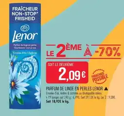 Match Lenor Parfum de linge en perles offre