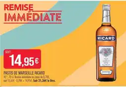Match RICARD Pastis de Marseille offre
