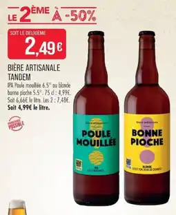 Match TANDEM BIÈRE ARTISANALE offre
