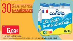 Match Candia Le Lait sans Lactose offre