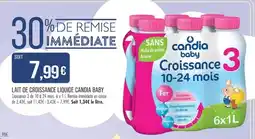 Match CANDIA Lait de croissance liquide offre