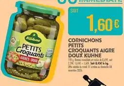 Match Kühne Cornichons Petits Croquants offre