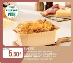 Match MATCH Cake salé offre