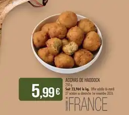 Match ACCRAS DE HADDOCK offre
