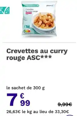 Picard Picard Crevettes au curry rouge offre