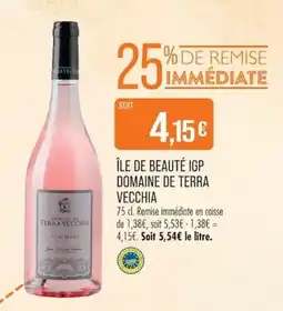 Match DOMAINE DE TERRA VECCHIA ÎLE DE BEAUTÉ IGP offre