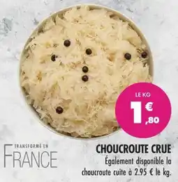 Match Choucroute Crue offre