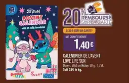 Match Love Life Sun Advent Calendar offre