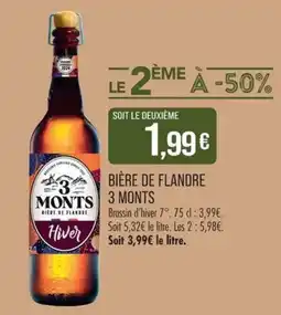 Match 3 MONTS Bière de Flandre offre