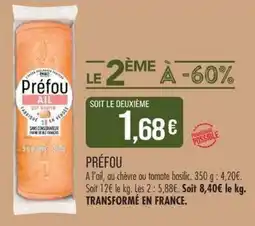 Match Préfou Ail offre