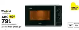 BUT Whirlpool Four micro-ondes gril offre