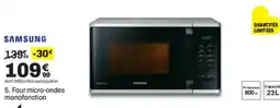 BUT SAMSUNG Four micro-ondes monofonction offre