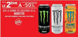 Match Monster Energy offre