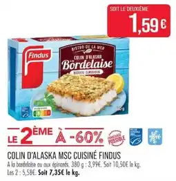 Match Findus Colin d'Alaska offre