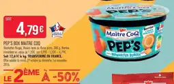 Match Maître CoQ PEP'S offre
