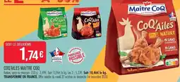 Match Maitre CoQ CoQ'Ailes offre