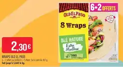 Match OLD EL PASO Wraps offre