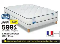 BUT SIMMONS Matelas Fitness offre