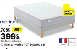 BUT Merinos Matelas hybride POP offre