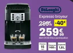 BUT DeLonghi Expresso broyeur offre