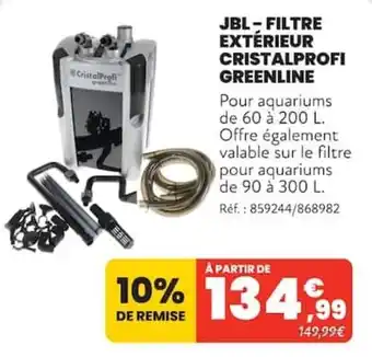 JBL Filtre extérieur CristalProfi Greenline