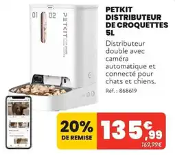 Animalis PETKIT Distributeur de croquettes offre