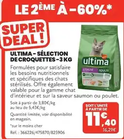 Animalis ultima - sélection de croquettes offre